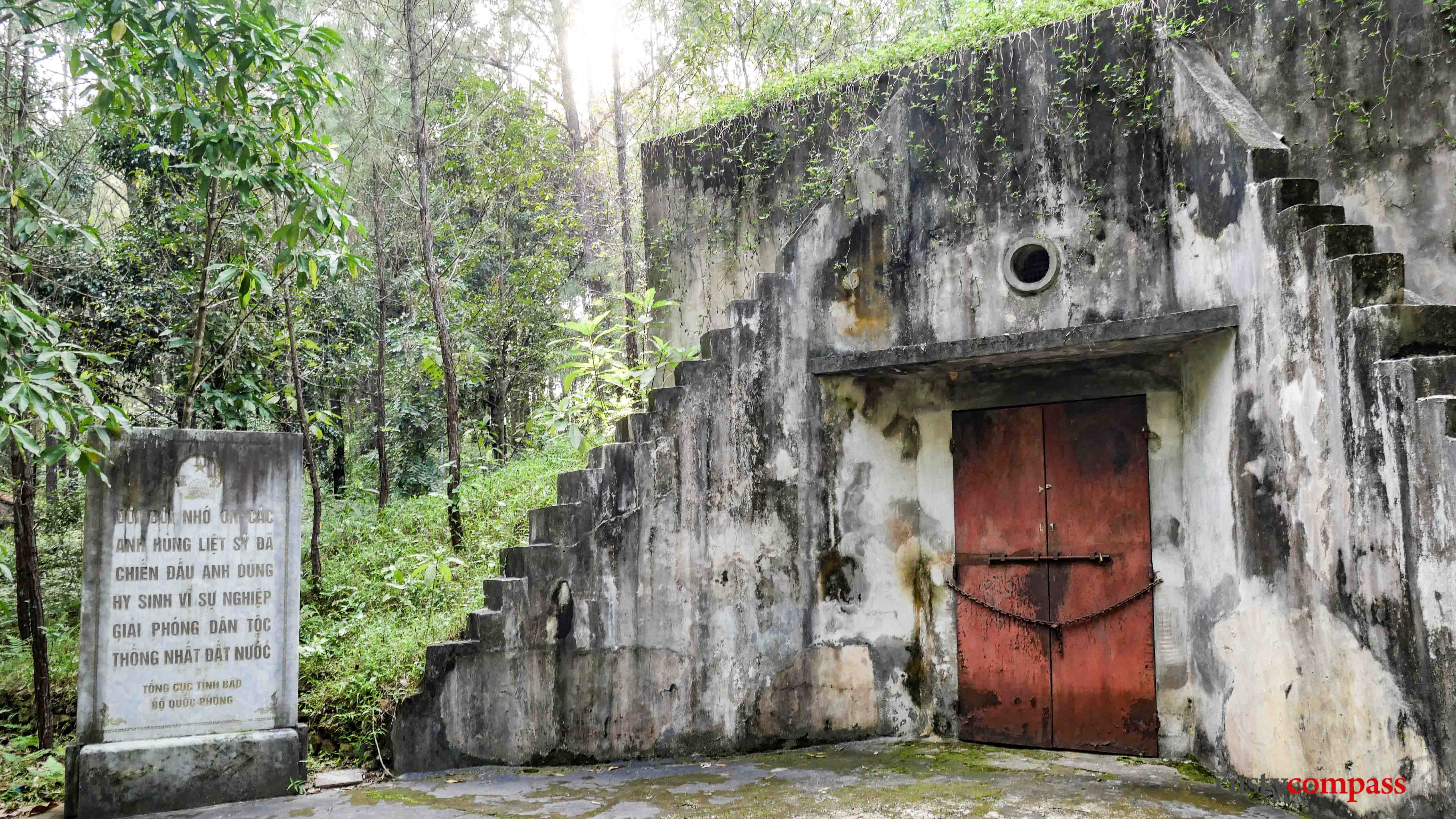 The old French bunkers that became Ngo Dinh Can's torture cells.